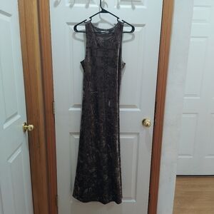 NATURAL LIFE Crushed Velvet Maxi Dress